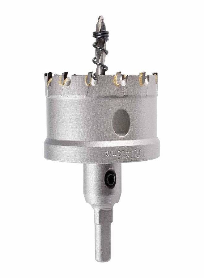 UPTODATETOOLS 65mm TCT Hole Saw Tungsten Carbide Tipped Teeth Hole Cutter, TCT Drill Bit Hole Saw Set for Stainless Steel, Sheet, Metal - Image 1